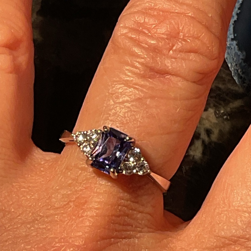 Iolite .925 Silver Ring 8 - Picture 6 of 7